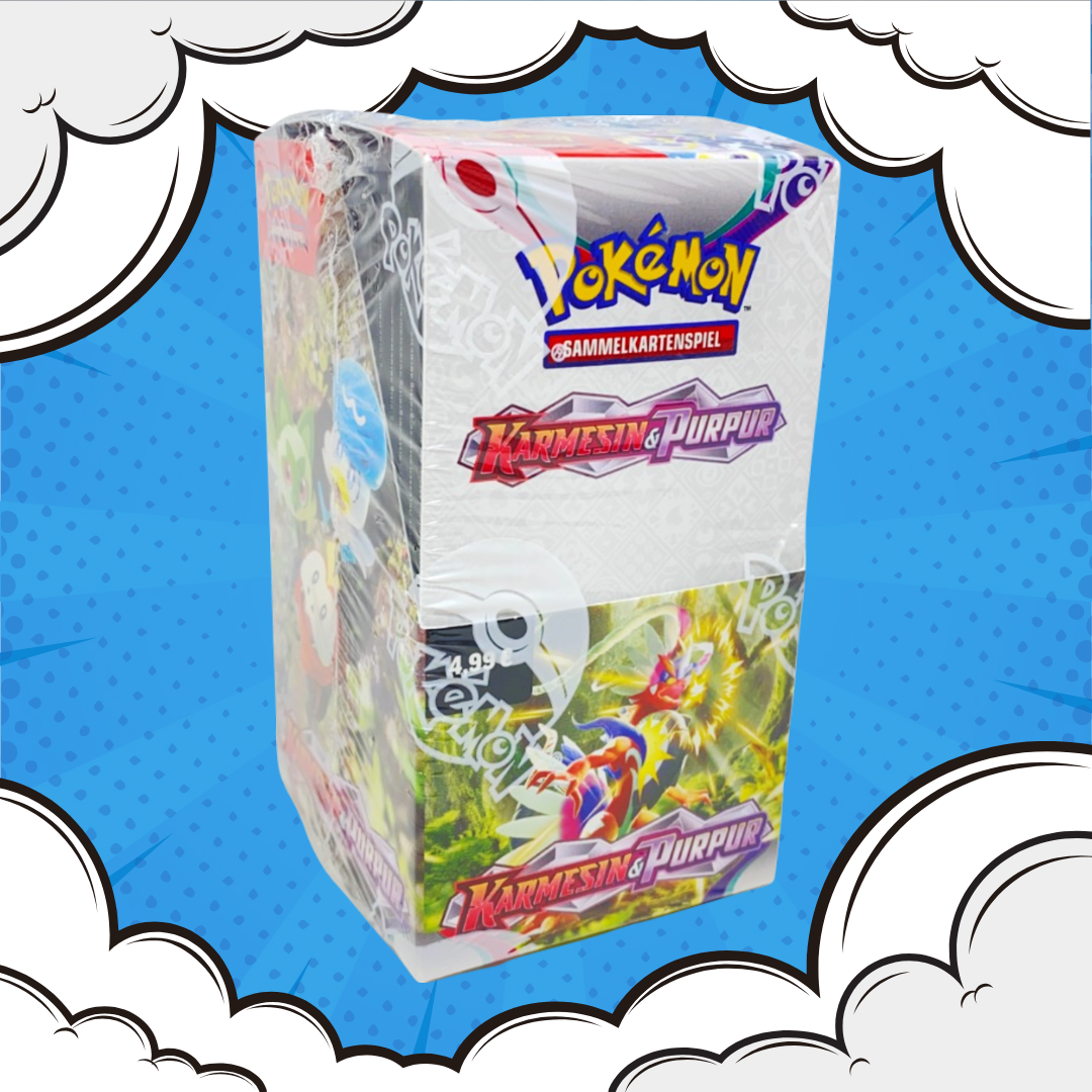 Karmesin & Purpur Display 18er Deutsch