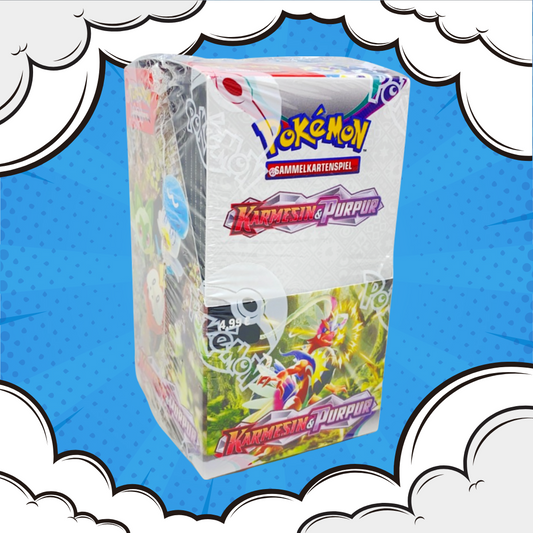 Karmesin & Purpur Display 18er Deutsch