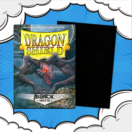 Dragon Shield: Black - Matte Sleeves - Standard Size