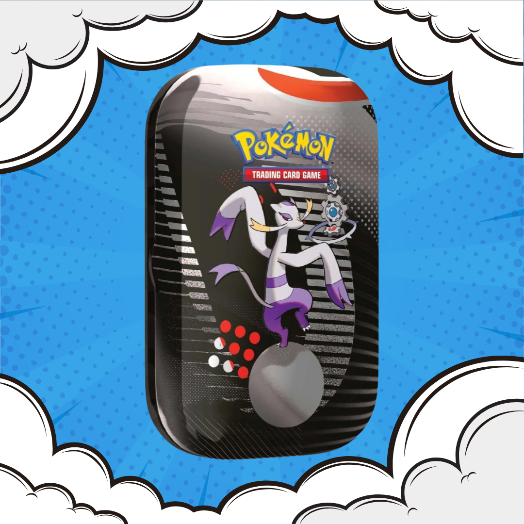 Weiße Flammen & Schwarze Blitze Mini Tin (DE)